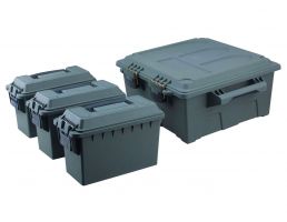 Reliant 4-Piece Ammo Boxes, Green Plastic