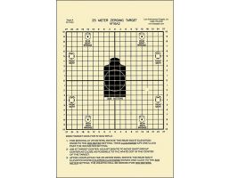 Action Target Law Enforcement 8.75" x 11.5" M16 Zeroing Target, Black, 100/box - ALT C(2)-100