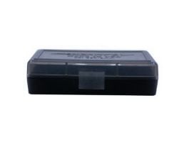 Berrys Bullets 401 .380/9mm 50 Round Flip-Top Ammo Box, Smoke/Black - 19642