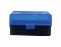 Berrys Bullets 405 .223 Rem/5.56 50 Round Flip-Top Ammo Box, Blue/Black - 44661