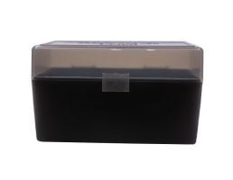 Berrys Bullets 409 .243 Win/.308 Win 50 Round Flip-Top Ammo Box, Smoke/Black - 46826