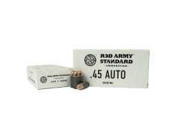 Century Arms Red Army Standard 230 gr FMJ .45 Auto Leaded Ammo, 50/box - AM3262