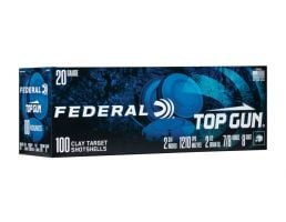 Federal Top Gun 2 3/4" 20 Gauge Ammo #8, 100/Box - TG201008