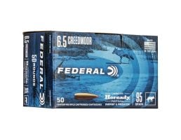 Federal Varmint & Predator 95 gr Hornady V-Max 6.5 Crd Ammo, 50/pack - V65CRDVM95B