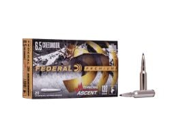 Federal 130 gr Terminal Ascent 6.5 Crd Ammo, 20/pack - P65CRDTA1