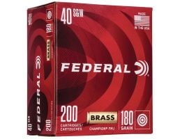 Federal Champion Training 180 gr FMJ .40 S&W Ammo, 200/pack - WM52232
