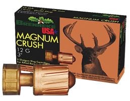 Brenneke USA Magnum Crush 12 Gauge 3" Shotgun Slug, 5/box - SL-123CMR