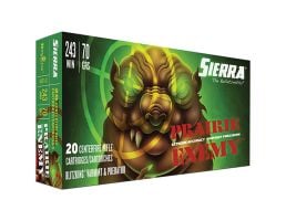 Sierra GameChanger 70 gr Sierra BlitzKing .243 Win Ammo, 20/box - A1507--02