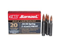 Barnaul Ammunition 168 gr SPBT .30-06 Spfld Ammo, 20/box - BRN3006SPRSPBT168