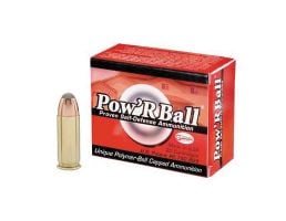 CorBon Pow'rBall 38 Super Auto +P Ammo 100 Grain Polymer-Tipped, 20 rds/box - PB38X100
