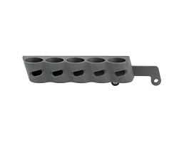GG&G 5 Shot Side Saddle Holds 12 Gauge Ammo w/ QD Sling Attachment Fits Rem 870 Tac-14, Black - GGG-2005
