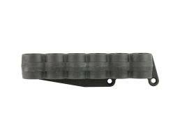 Mesa Tactical SureShell Carrier 6-Shell Side Saddle for 12 Ga Remington, Black - 94740