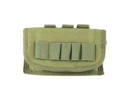 NCSTAR Shot Shell Pouch w/ MOLLE Straps for Attachment & Holds 17 Shot Shells, Green Nylon - CV12SHCG
