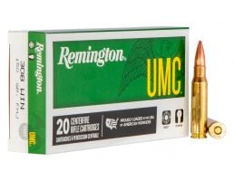 Remington UMC 150gr FMJ 308 Win Ammo, 20 rds - 23715