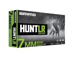 Ammo Inc Hunt Long Range 7mm 139 gr SST 20rds Rifle Ammo for High-Impact Ammo and Precision Hunting - 7MM139SSTA20
