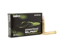 Sako Powerhead Blade .300 Win Mag 170 gr LFBT 20rds Rifle Ammo for Lead-Free and High Accuracy - JASPHB300WM170B