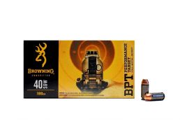Browning 40 S&W BPT Performance Target Ammunition, 50 Round Box - B191800401