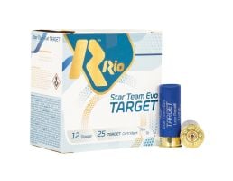 Rio Outdoors Corp Star Team Evo Target Long Range 12 Gauge 2-3/4" #7.5 1-1/8 oz 25rds Training Ammo - Superior Long-Range Training Shells - STT32LR75