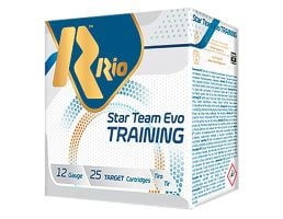 Rio Outdoors Corp Star Team Evo Target 12 Gauge 2-3/4" #7.5 1-1/8 oz 25rds Shotshell - Precision Shooting Ammo - STT32X75