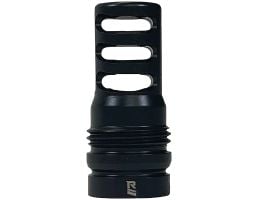 Rugged Suppressor 3-Port Brake Muzzle Brake M18x1, Black - Durable and Effective Recoil Reduction - MB026