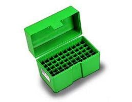 RCBS - Flip-Top Ammo Box 22-250 Rem, 243 Win, 308 Win 50-Round Plastic Green - 86902