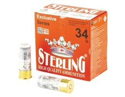 Sterling Exclusive 12 Gauge 2-3/4" #6 Bird 1-3/16 oz 25rds Shotshell - Heavy Birdshot for Game Birds - 8698779951047