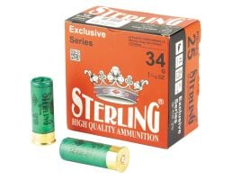 Sterling Exclusive 12 Gauge 2-3/4" #7 Bird 1-3/16 oz 25rds Shotshell - Heavier Load for Versatile Bird Hunting - 8698779951054