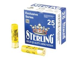 Sterling Exclusive 20 Gauge 2-3/4" #8 Bird 7/8 oz 25rds Shotshell - Light Birdshot for Smaller Game - 8698779960902