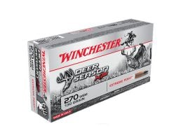 Winchester 270 WSM 130gr Extreme Point Deer Season Ammunition, 20 Round Box - X270SDS