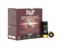 B&P Sporting 12 Gauge 2-3/4" #8 1 oz 25rds Shotshell - Premium Sporting Clays - 12B1SCL8