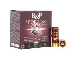 B&P Sporting High Velocity 12 Gauge 2-3/4" #7.5 1-1/8 oz 25rds Shotshell - High-Speed Sporting - 12B8SH75