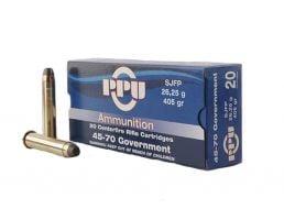 Prvi Partizan 45-70 Government 405gr SJFP Ammunition, 20 Round Box - PP4.1
