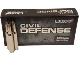 Liberty .223 Remington 55gr Civil Defense Ammunition, 20rds 