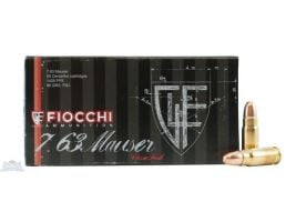 Fiocchi 7.63 Mauser 88gr FMJ Ammunition - 763A