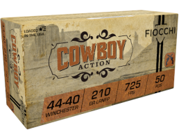 Fiocchi 44-40 210gr LRNFP Ammunition 50rds - 4440CA