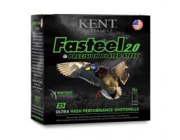 Kent Cartridge 12 GA 2-3/4" #6 Fast Steel Precision Plated Steel 25 Shotshells - K122FS30-6