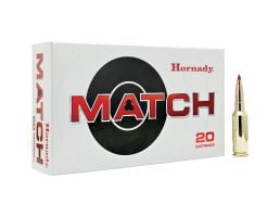 Hornady Match .22 ARC 88 gr ELD-Match 20rds Rifle Ammo for Competitive Shooting - 81543