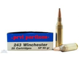 PRVI Partizan 243 90gr SP Ammunition 20rds - PP2.5