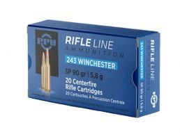 Prvi Partizan .243 Winchester SP 90gr 20 Rounds Ammunition - PP2431