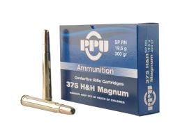 Prvi Partizan 300gr SPRN .375 H&H Magnum Ammunition, 10rds - PP375S
