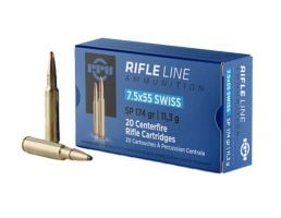 Prvi Partizan 7.5x55 Swiss SP 174gr 20 Rounds Ammunition - PP7SS