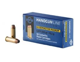 Prvi Partizan .44 Remington Magnum SJFP 300gr 50 Rounds Ammunition - PPH44MF