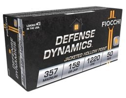 Fiocchi 357 Magnum Extrema 158gr JHP Ammunition 50rds - 357B