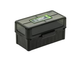 Frankford Arsenal 50 Round Ammo Box, fits 22-250 Rem, 243 Win, 308 Win, 7mm-08, Gray - 1083788