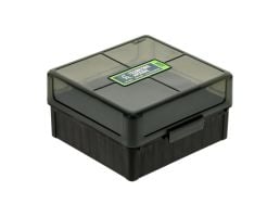 Frankford Arsenal 100 Round Ammo Box, fits 22-250 Rem, 243/308 Win, 7mm-08, Gray - 1083801