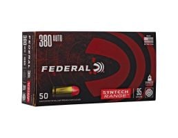 Federal American Eagle .380 ACP Ammunition, 50 Rounds TSJ 95Gr - AE380SJ1