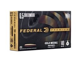 Federal Gold Medal 6.5 Creedmoor Ammunition, 20 Rounds Berger 140Gr - GM65CRDBH2