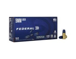 Federal Syntech Defense 9mm Ammunition, 50 Rounds JHP 138gr - S9SJT2