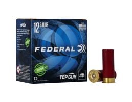 Federal Top Gun 12 Gauge Ammunition, 25 Rounds Lead #8 - TG12W 8