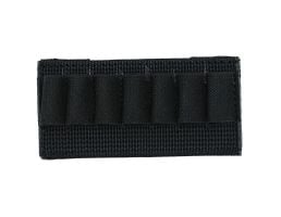 Gunfighters Inc .357 Magnum/.44 Magnum Ammo Carrier, Medium 7 Cartridges Black